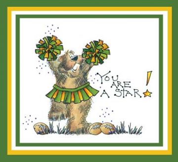 Football Griz Card
